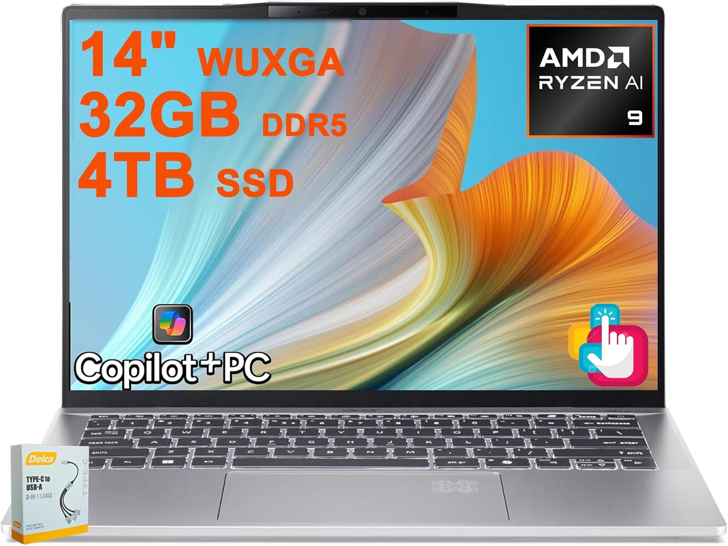 acer Swift 14 Portable Copilot+ AI PC Laptop | 14