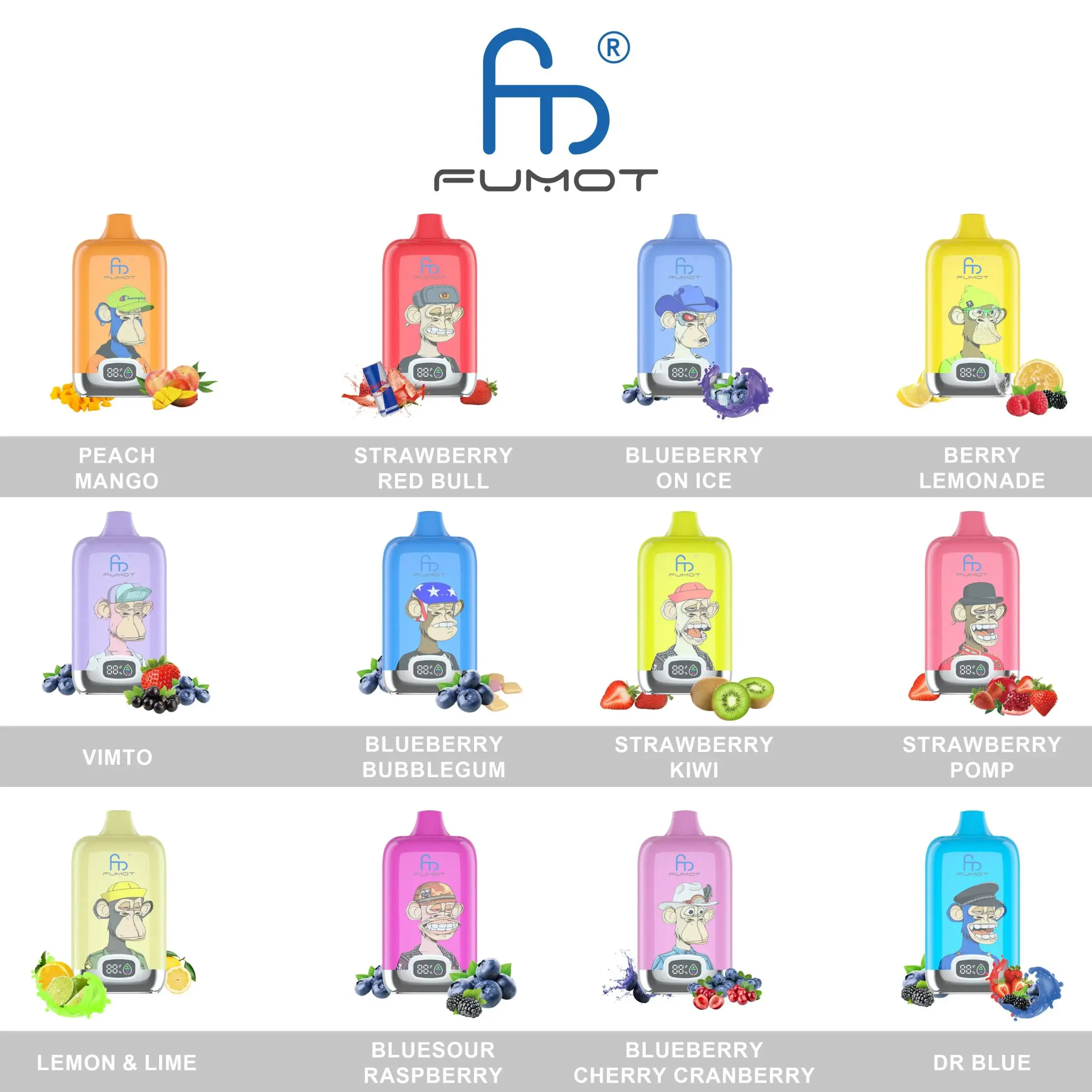 FUMOT DIGITAL BOX 12K (20pcs) - MYEU VAPES