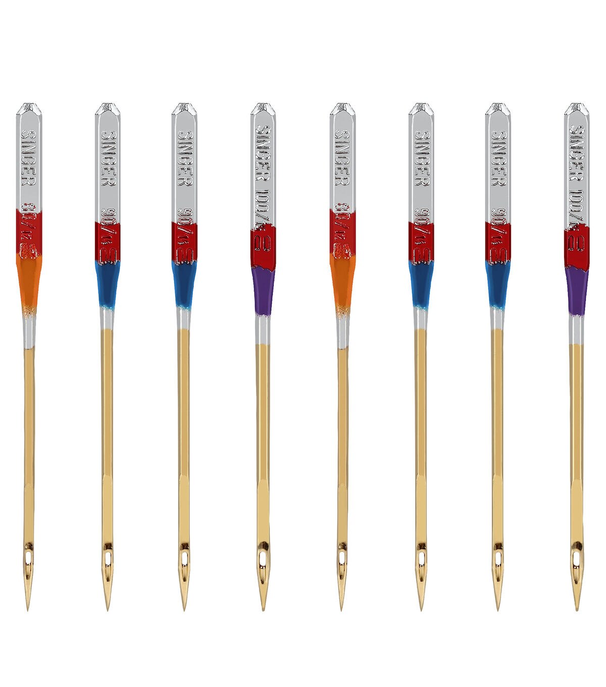 SINGER 48ct Titanium Universal Regular & Ball Point Sewing Needles