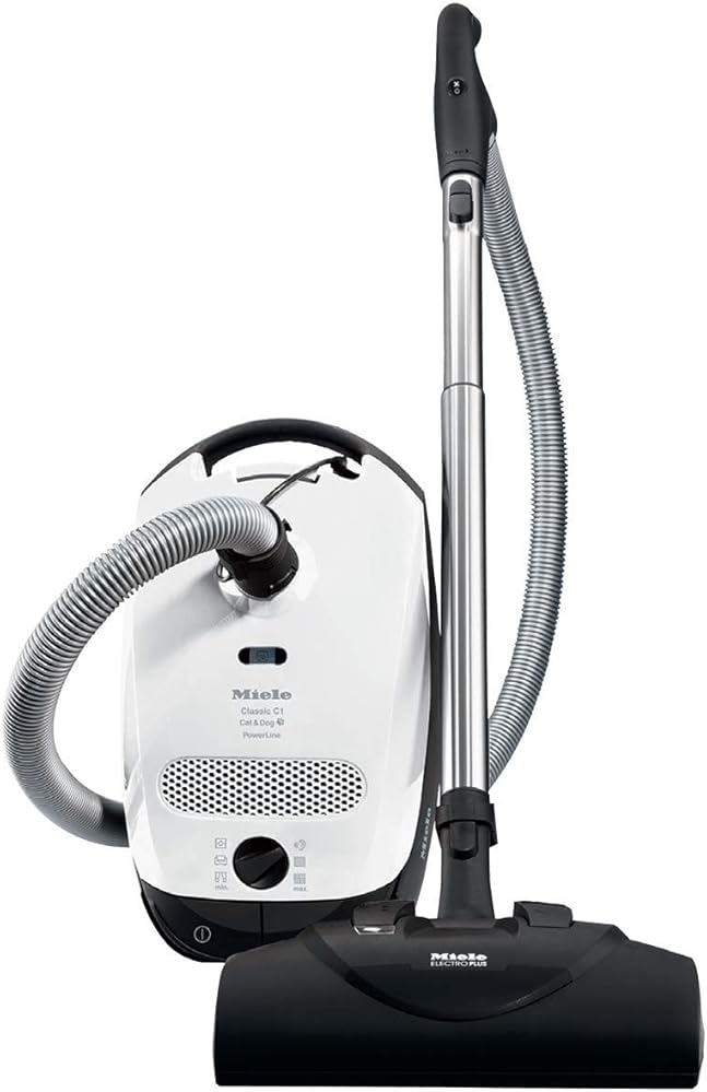 Miele C1 Classic Cat & Dog Powerline Canister Vacuum (Lotus White)