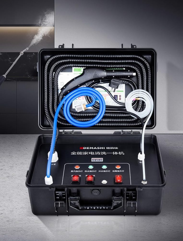 JYXYXSCP High Pressure Steam Cleaner Handheld Steam Cleaner High Pressure Cleaning Machine 3500W High Temp,6BAR, for Kitchen Bathroom Car Seat Floor