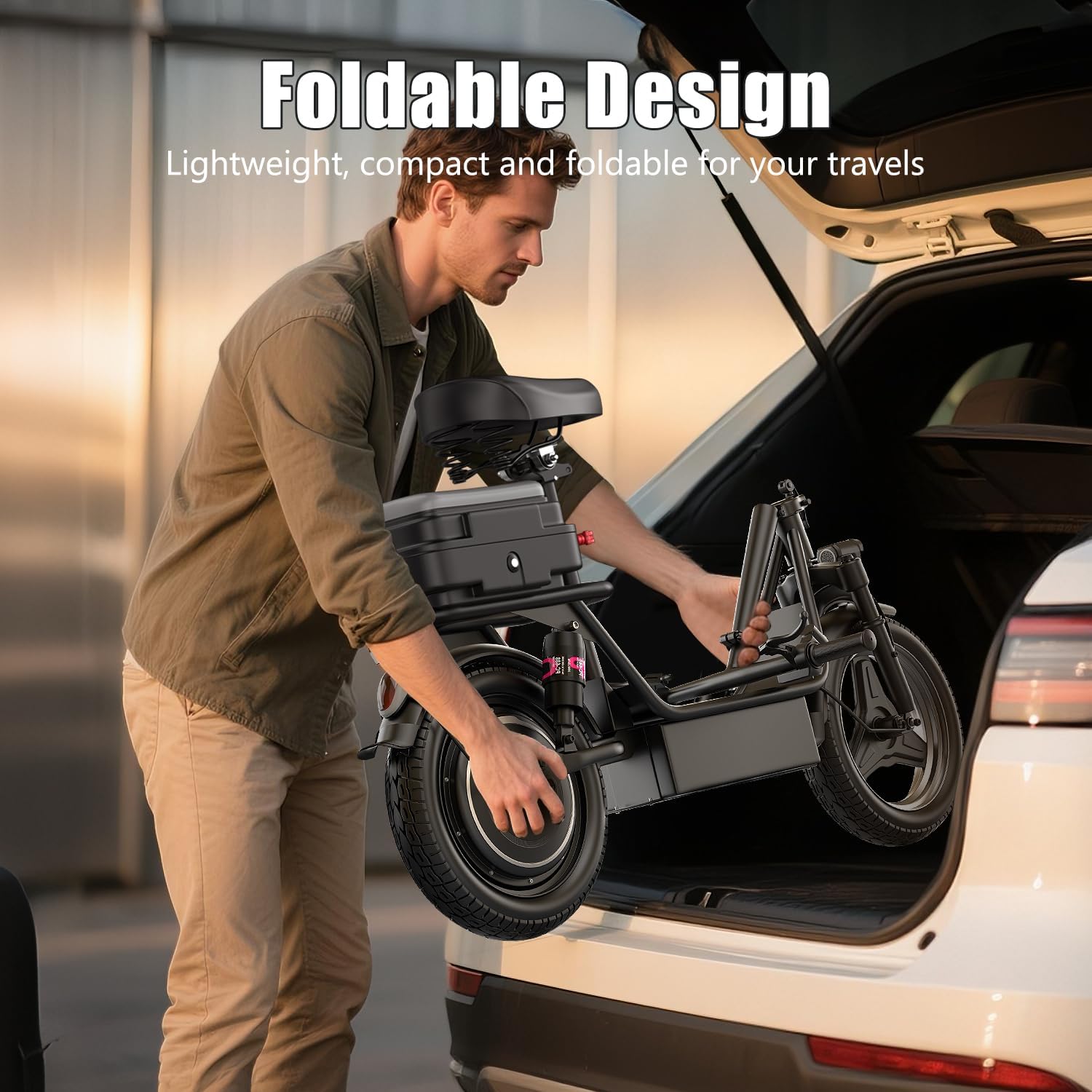 Electric Scooter with Seat for Adults Teens, 1000W Peak Motor, Up to 25 MPH 35 Miles, Wider Platform, Advanced Dual Suspensions, Bright Lights, Conspicuous Brake Lights, Get Comfortable and Safe Ride