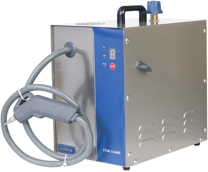 Dental Steam Cleaning Machine,Electrical Steam Jewelry Cleaner Machine,3L Jewelry Steam Cleaner Machine Handheld Control, Stainless Steel Gold and Jewelry Cleaner Steamer, Outlet Temperature: 135°C