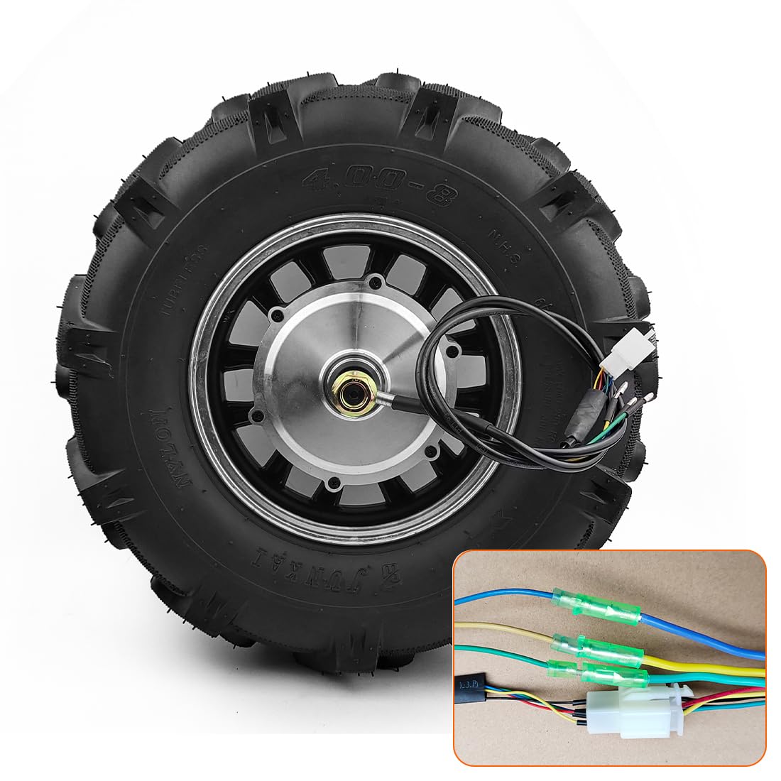 4WD Adult Desert Beach ATV Push Cart Scooter 2000W Brushless Hub Motor (36V Single-Hand Remote)