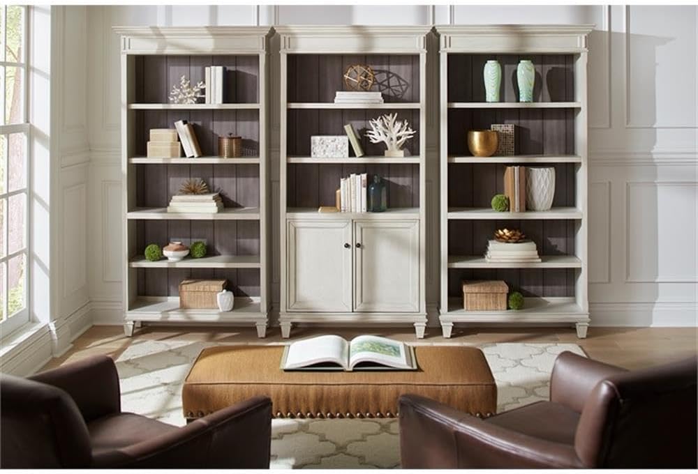 Martin Furniture Open Bookcase, White