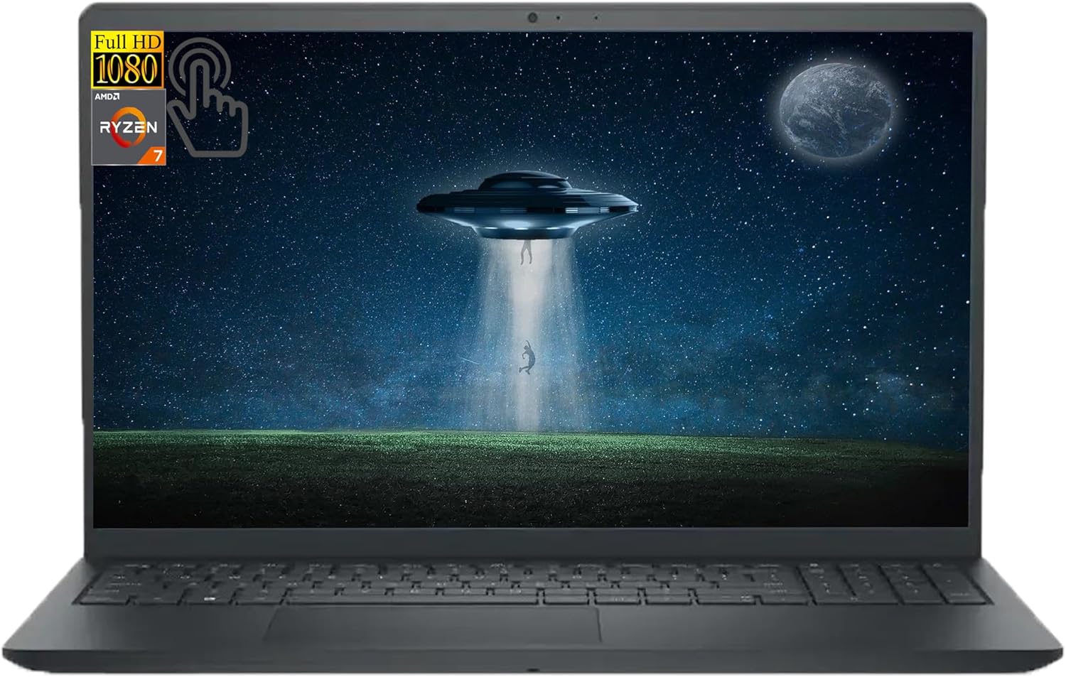 Dell Inspiron 15 inch Touch Screen 2025 Upgraded Laptop Computer | AMD Ryzen 7 8-Core CPU (Beat i7-1355U)| 64GB RAM|2TB SSD| SD Card Reader| Long-Battery Life| Windows 11| RK