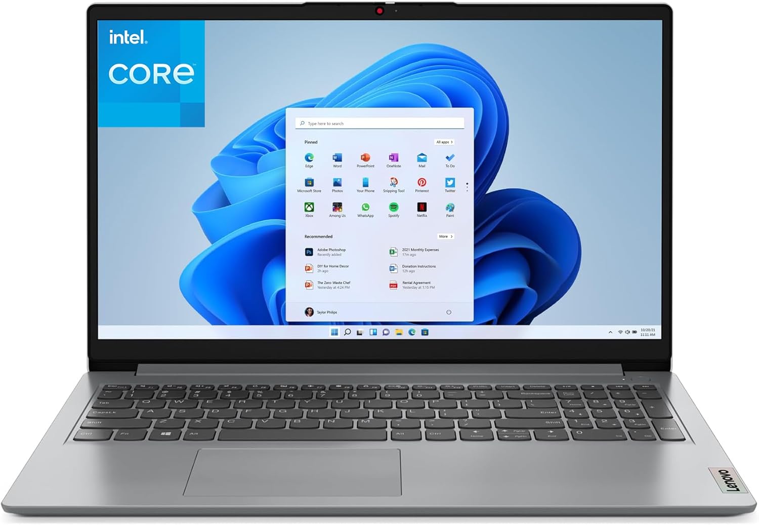 Lenovo Laptop Computers for Home Business Student Study, 15.6