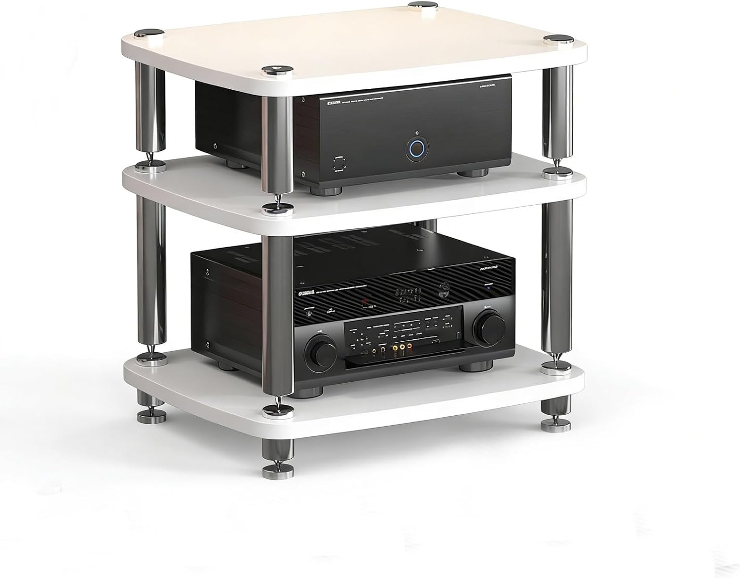 4-Tier AV Media Stand