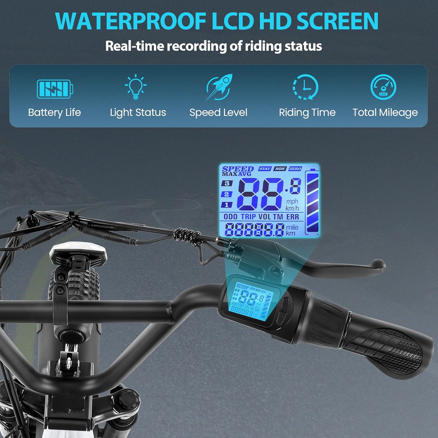 Caroma Electric Scooter with Seat for Adults, Max 30Miles Ranges&20Mph, 500/800/1200W Motor, 14/20