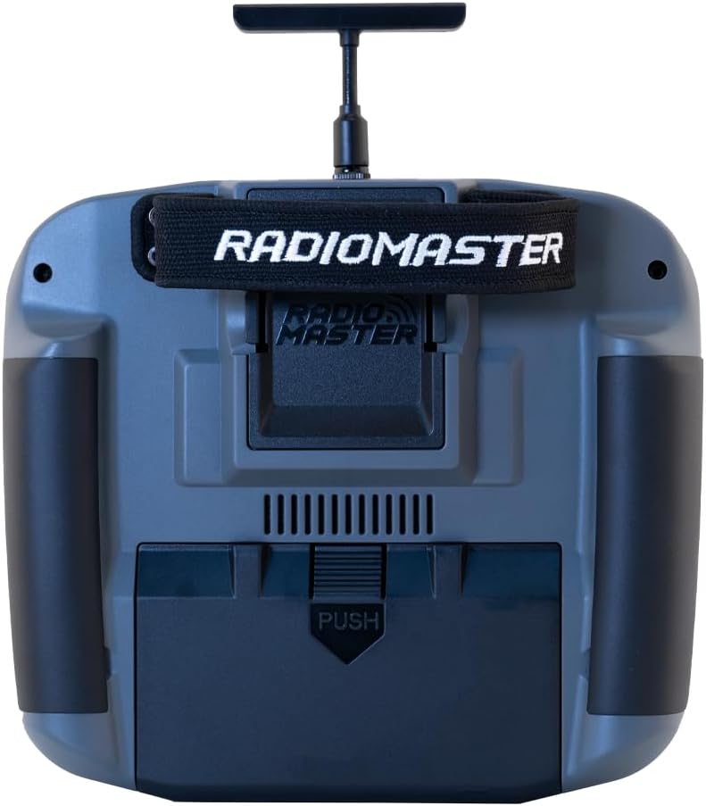 RadioMaster Boxer Crush EdgeTX 2.4G 16CH Transmitter Radio Control ExpressLRS RF System with AG01 Hall Gimbals (Elrs M2 with 6200-iron Grey)