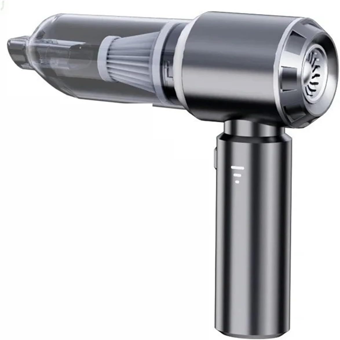 JFVMLAIU Car Vacuum Cleaner High Power Portable Handheld Wireless Brushless Motor Cleaning Machine Powerful Air Duster for Home Appliance(Gun Grey 4HEPA Bag)