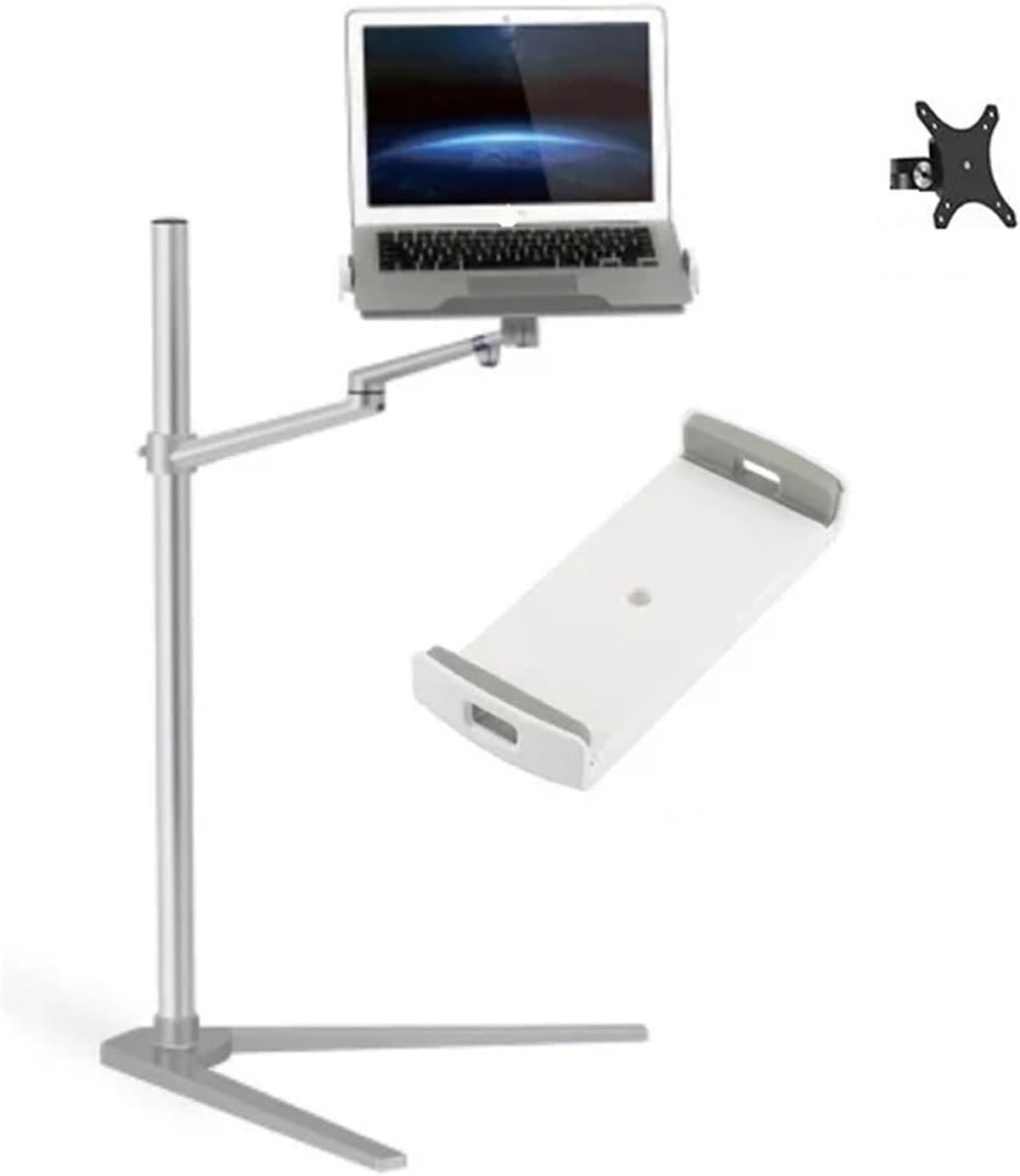 UP-8A Laptop floor stand parts accessories rod tube DIY(With extra vesa-01)