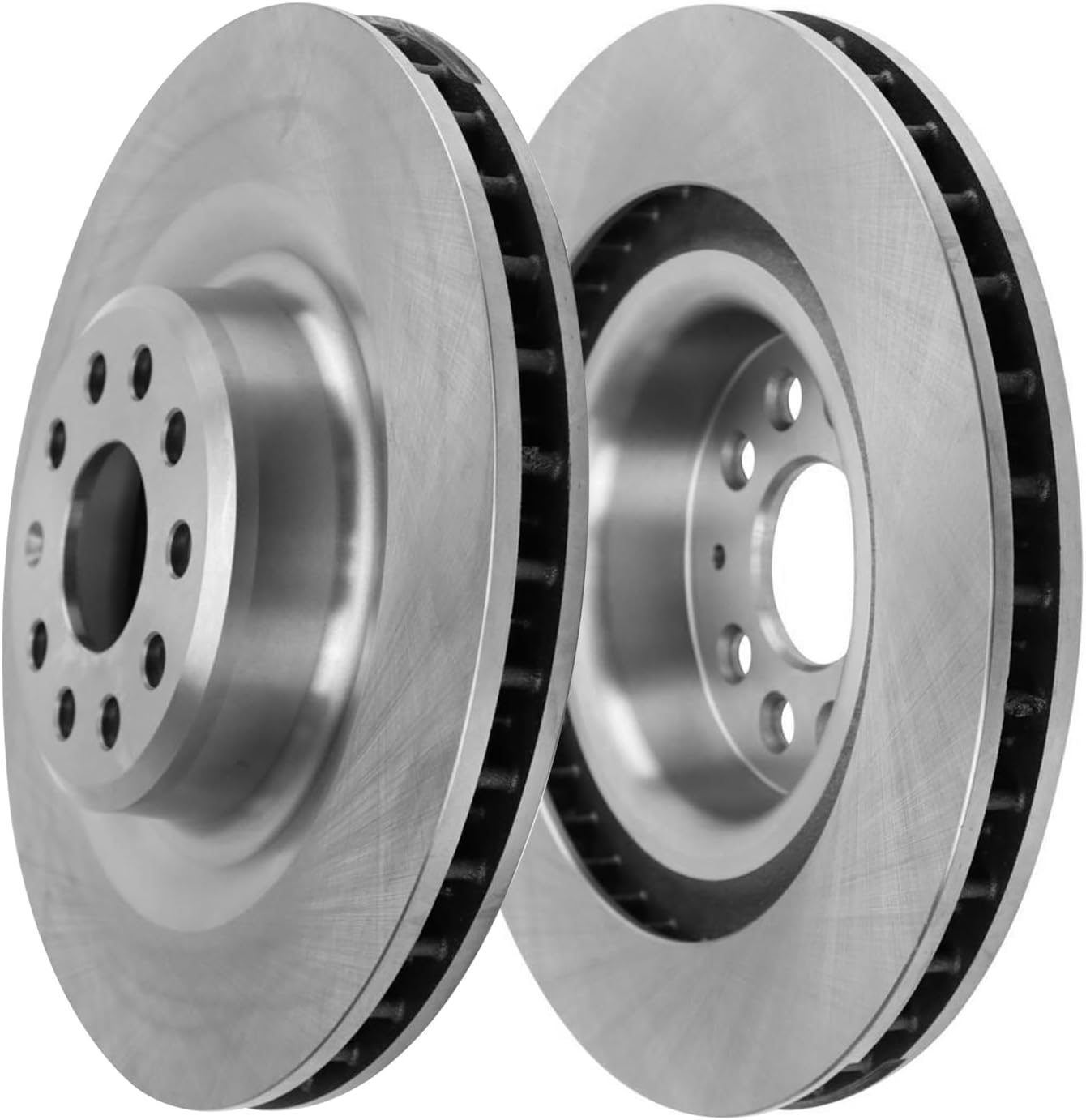 Detroit Axle - Brake Rotors for 2016-2021 Tesla Model S Model X, Disc Brake Rotors Replacement : 13.98