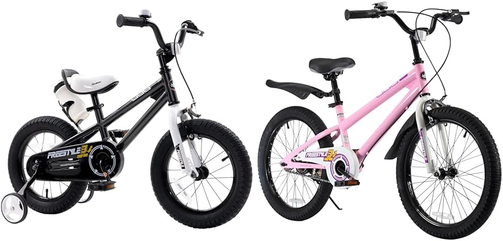 Royalbaby Freestyle Kids Bike Boys Girls 16 Inch & 20 Inch Wheel Bicycle Bundle