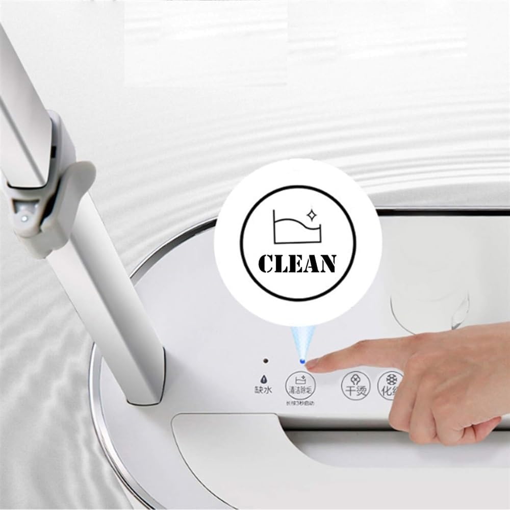 CHIPEL Professional Vertical Garment Steamer Double Pole Stretchable with 70-Ounce Water Tank Built-in Ironing Board and Garment Hanger Household 1800W Small Iron Handheld Ironing