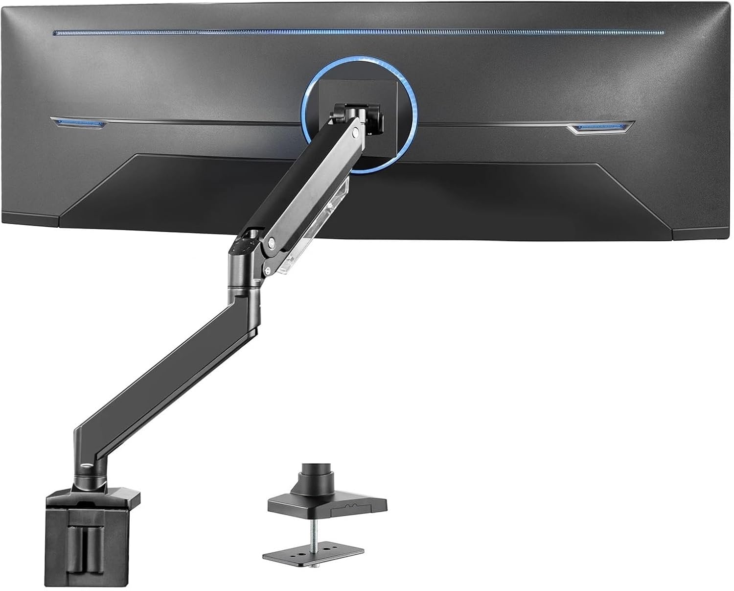 Aluminum Single-arm Ultra-Convenient Desktop Stand for 49 inches