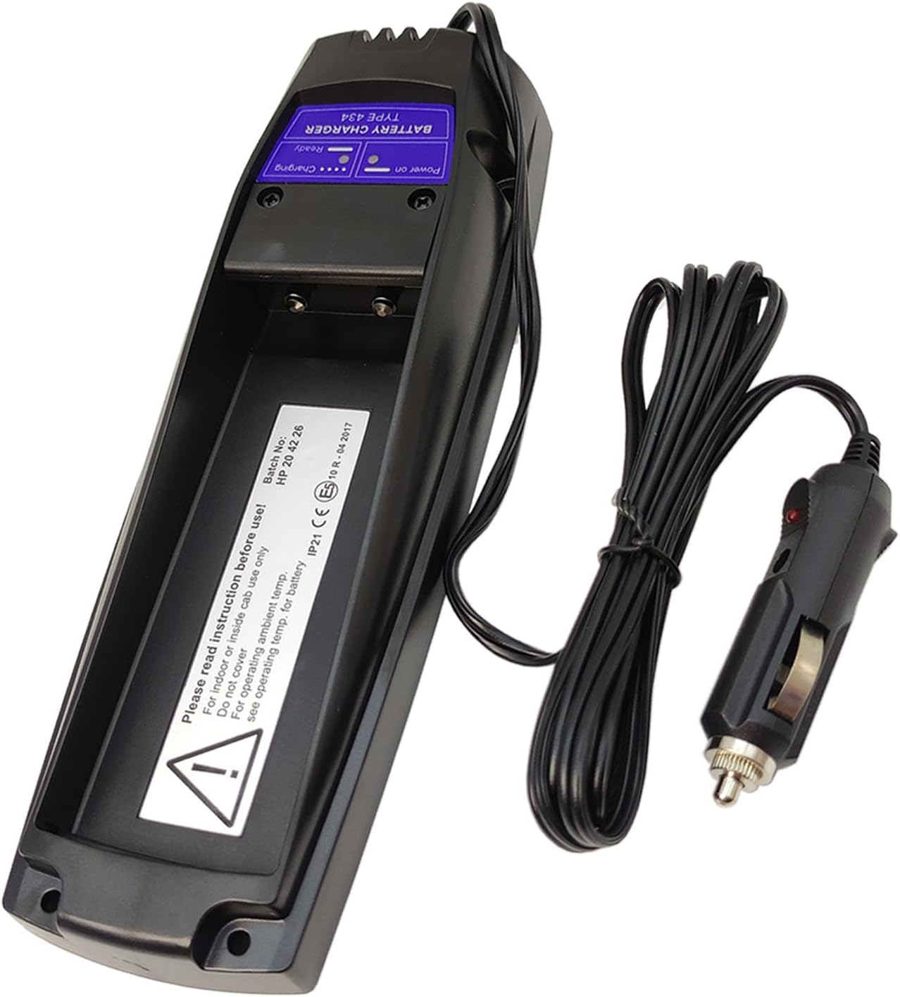 (1-Pack) Scanreco 434 Battery Charger DC 10-24V for 7.2V SCANRECO 592 593 590 EEA4291 Remote Control Battery (Car Charger)