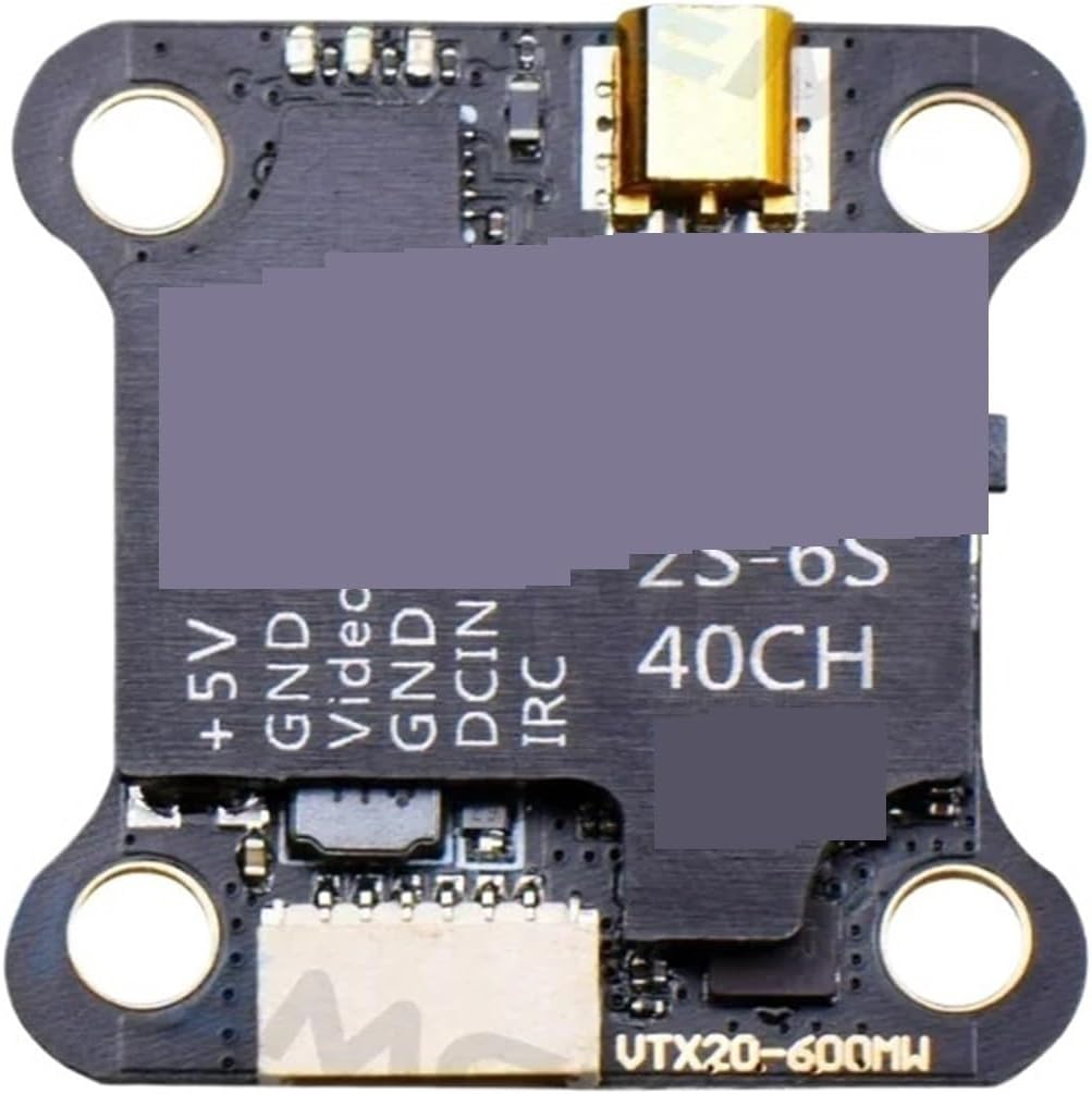 Drone Parts for JHEMCU VTX20-600 40CH for FPV Transmitter PitMode 25mW 100mW 200mW 400mW 600mW 7-26V Adjustable VTX for RC for Racing Drone(10PCS)