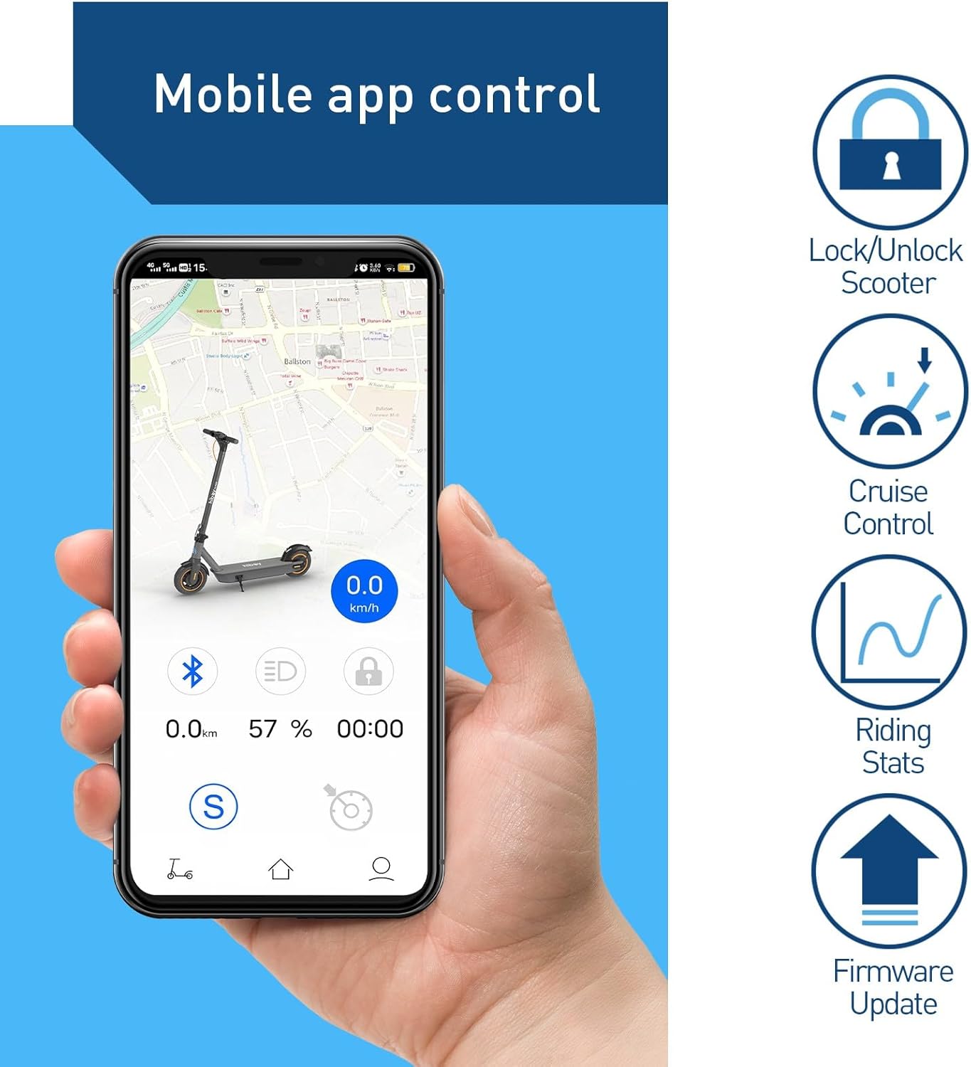 Hiboy S2/S2 MAX Electric Scooter, 350/500W Motor, 8.5/10