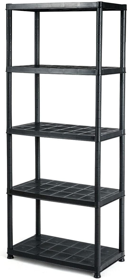 5 Tiers Storage Shelf Bookcase Bookshelf Display Stand Books CD DVD Photo Frames Potted Plants Vases Ornaments Decorative Items Ladder Storage Shelf Ideal For Kitchen Study Room Garage Office Use