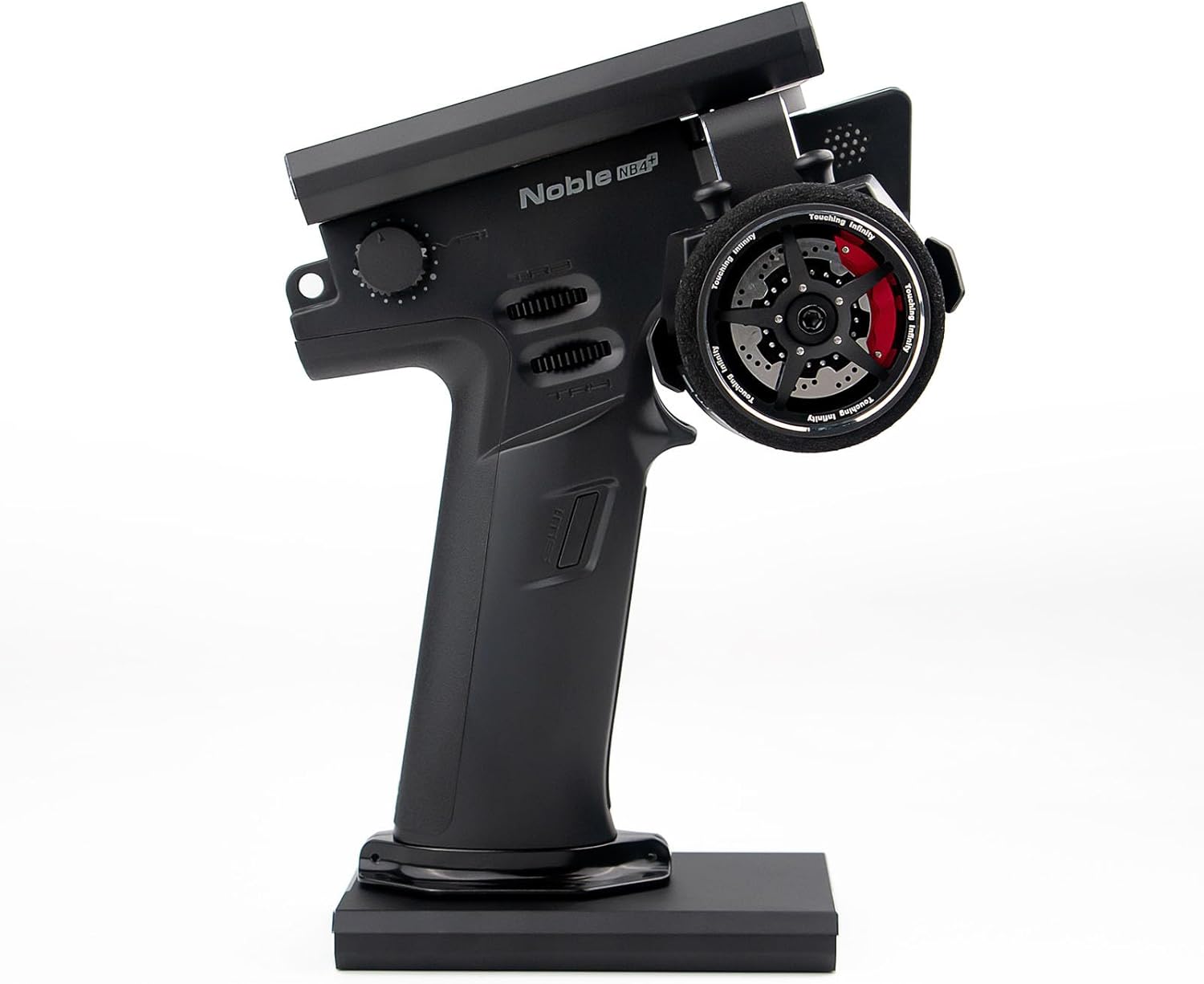 Flysky Noble NB4+ Remote Controller, 2.4GHz 8CH AFHDS 3 Radio Transmitter with 3.5 Inch IPS Touch Screen and FGr4S Receiver for RC Car Boat