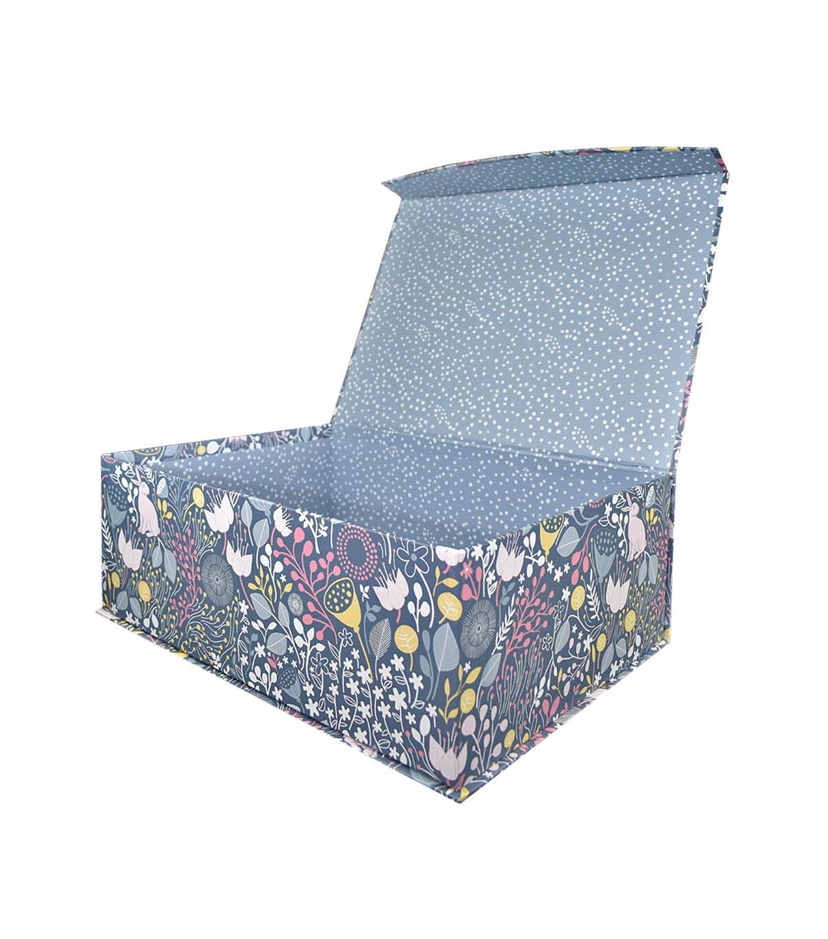 16 x 11 Blue Meadow Flip Top Box by Place & Time