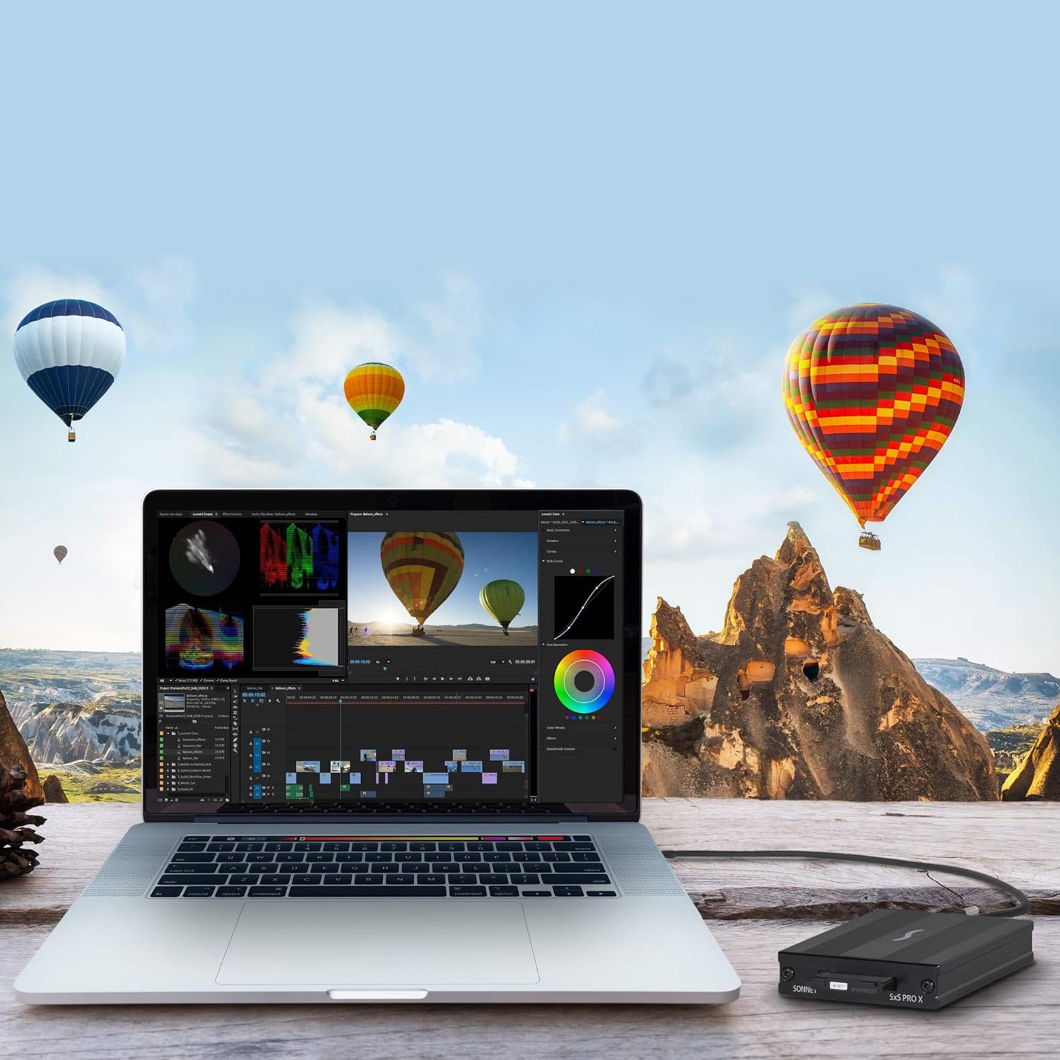 Sonnet SxS PRO X Thunderbolt 3 Single-Slot Card Reader