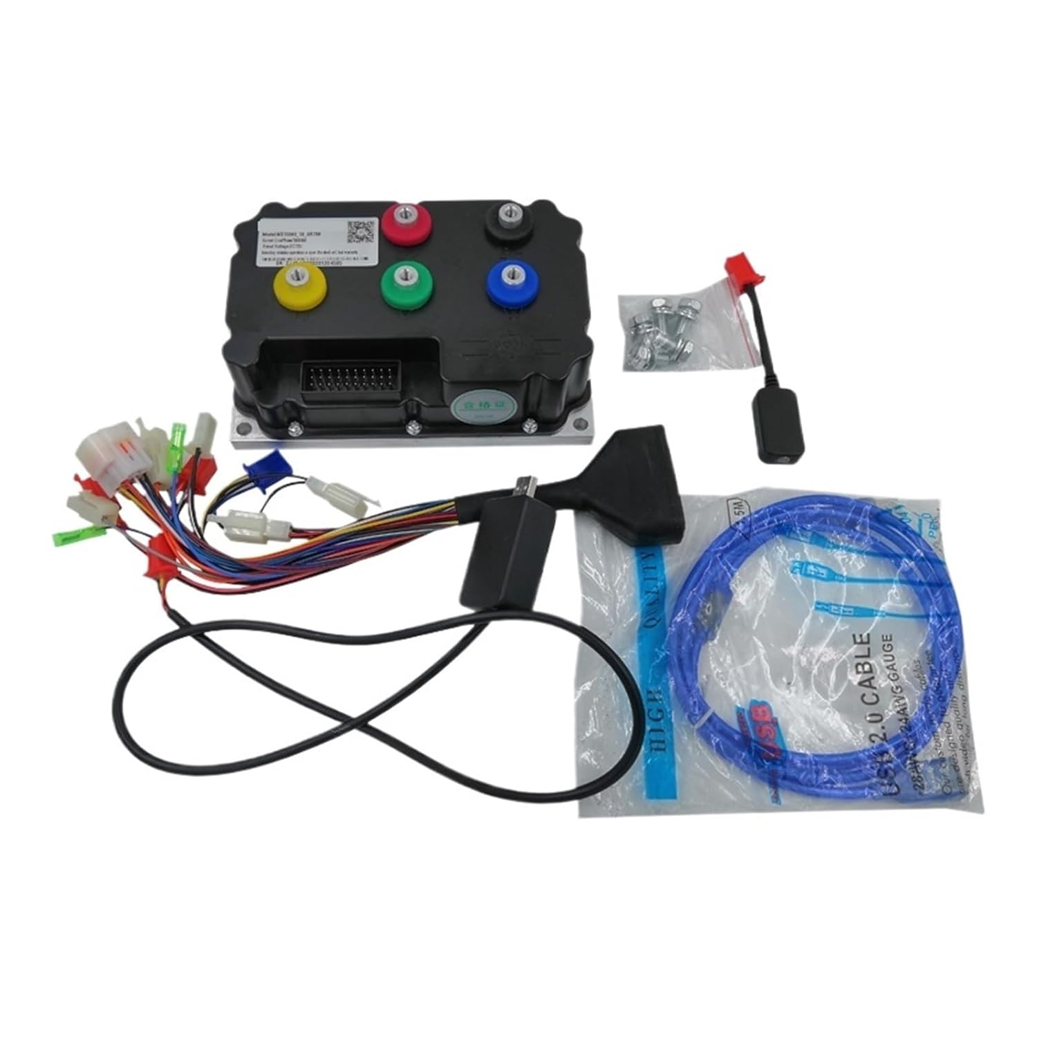 Motor Controller 8000W 72V-96V Hall or Encoder ND72850 ND96850 with BT for Electric Scooter Motorcycle(96850 with Bt)