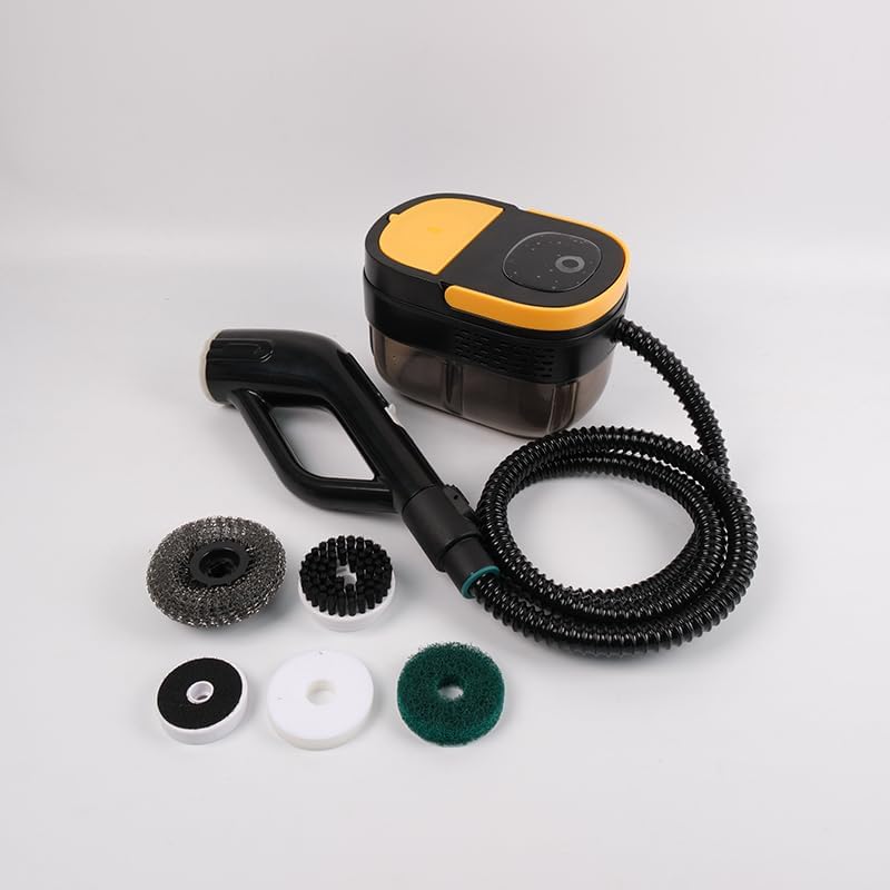 Electric Steam Cleaner,Electric Rotating Brush Head,Heavy Duty Steamer for Carpets, Handheld Steamers, Floors, Cars, Tiles, Crack Cleaning