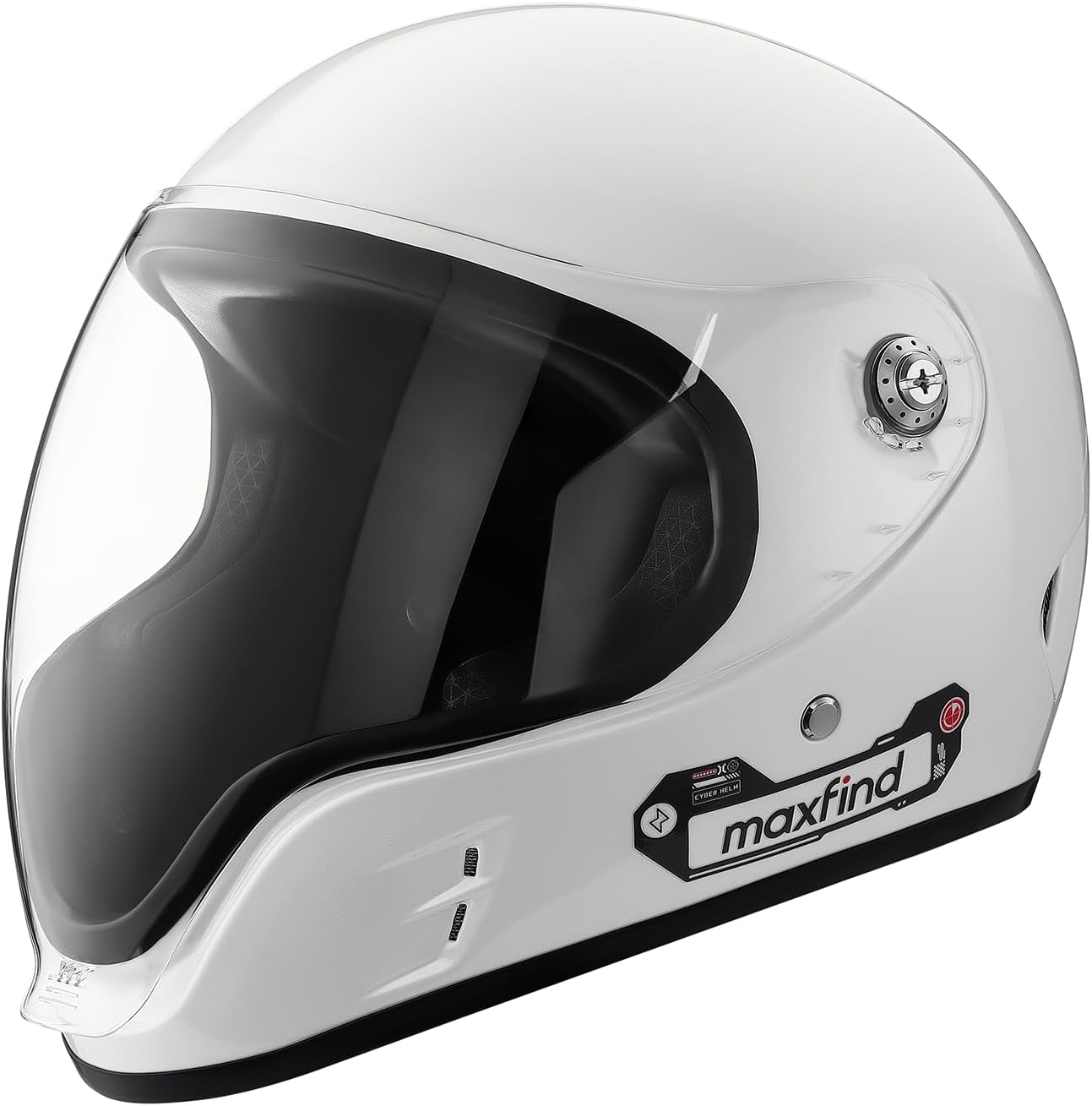 Maxfind Cyber Helmet Fiberglass Full Face Helmet for Electric Skateboards, Onewheel, Downhill Longboarding & Mountain Bike, Ultra-Lightweight 900g