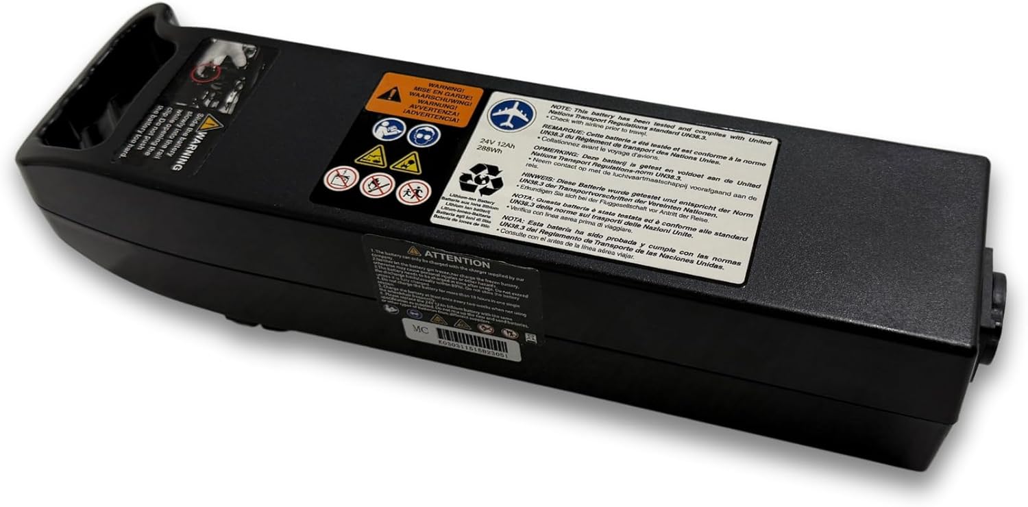 Pride Mobility Jazzy Carbon Electric Wheelchair Replacement Battery – 24V 12Ah Lithium-Ion - BAT2200009-P