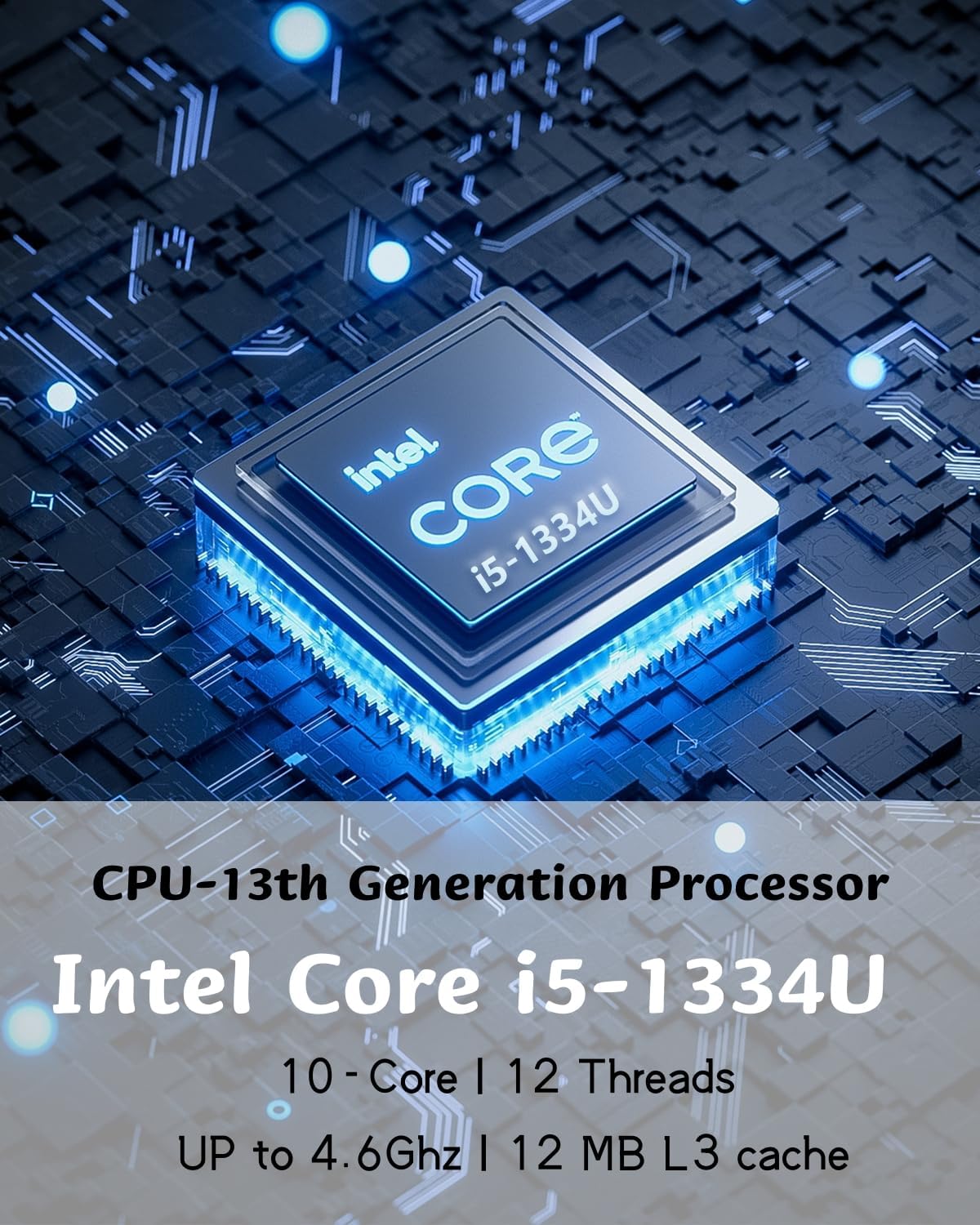 HP 17 Laptop Computer for Business & Students - 17.3 inch HD+ Display, Intel 10-Core i5-1334U(up to 4.6 Ghz), Intel Graphics, Fingerprint, Backlit KB, Window 11 Pro, Accessories Kit, 32GB RAM, 2TB SSD