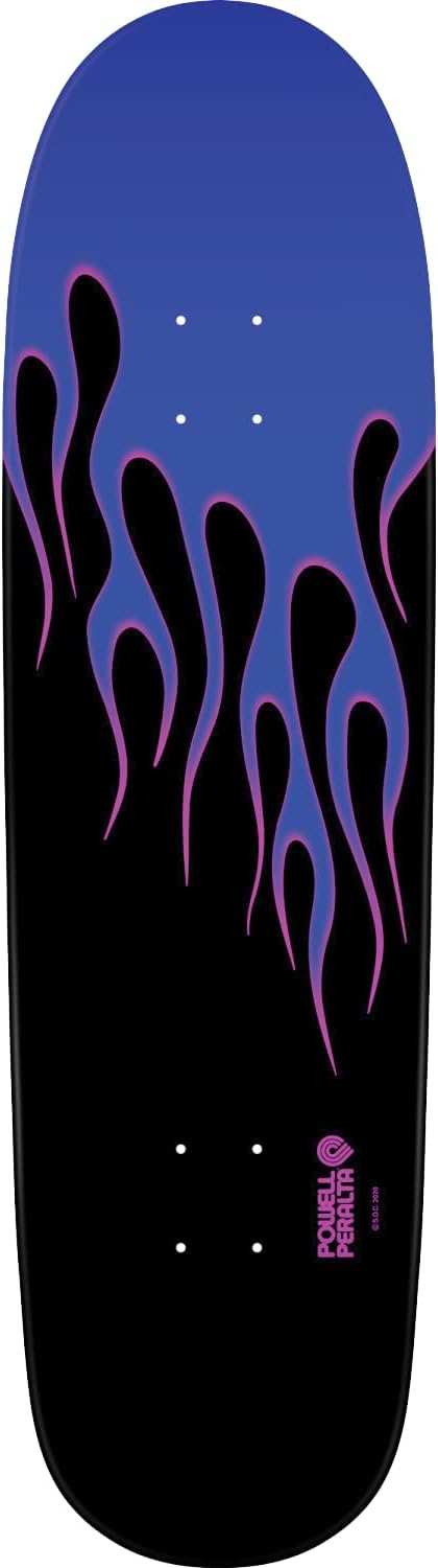 Powell Peralta Hotrod Flames 22 Dk-9.37x33.8 Nitro Blue/Black - Assembled AS Complete Skateboards