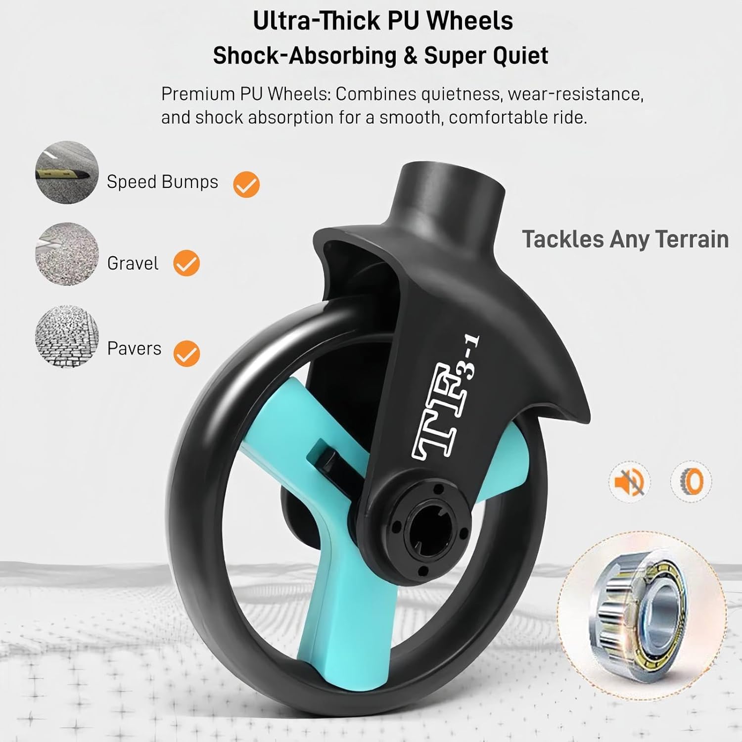 Kick Scooter, Adjustable Height Easy Handlebar, Balance Bike, Tricycle & Kick Scooter Triple-Use Scooter, Easy Turning Wheel