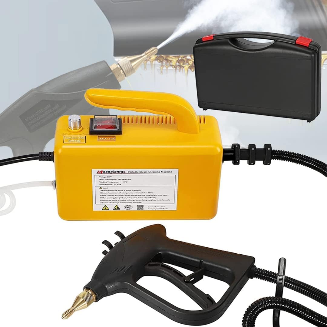 ZWEBY 2600W Steam Cleaner Portable Steam Cleaning Machine with Carrying Case Household Steam Cleaner for Kitchen Bathroom Furniture Car