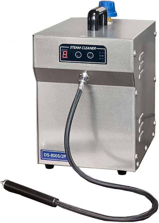 Jewelry Steam Cleaner 1300w Jewelry Cleaner Machine Jewelry Steamer Gem Washer Equipment For Cleaning Diamond/Silver/Gold,Adjustable Pressure, 140℃,Extended Steam Gun,Automatic Filling