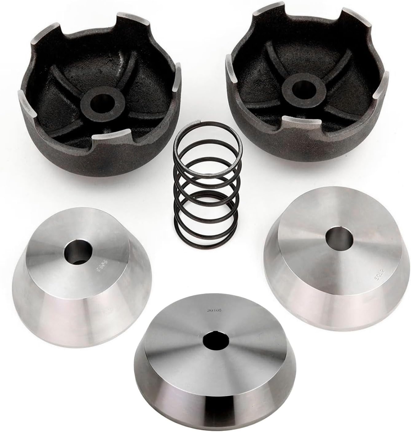 Generic 6 Piece Light Duty Truck Cone & Bell Clamp Adapter Set for Ammco Brake Lathes with 1