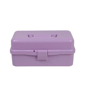 Everything Mary 12 Purple 3 Layer Plastic Storage Box