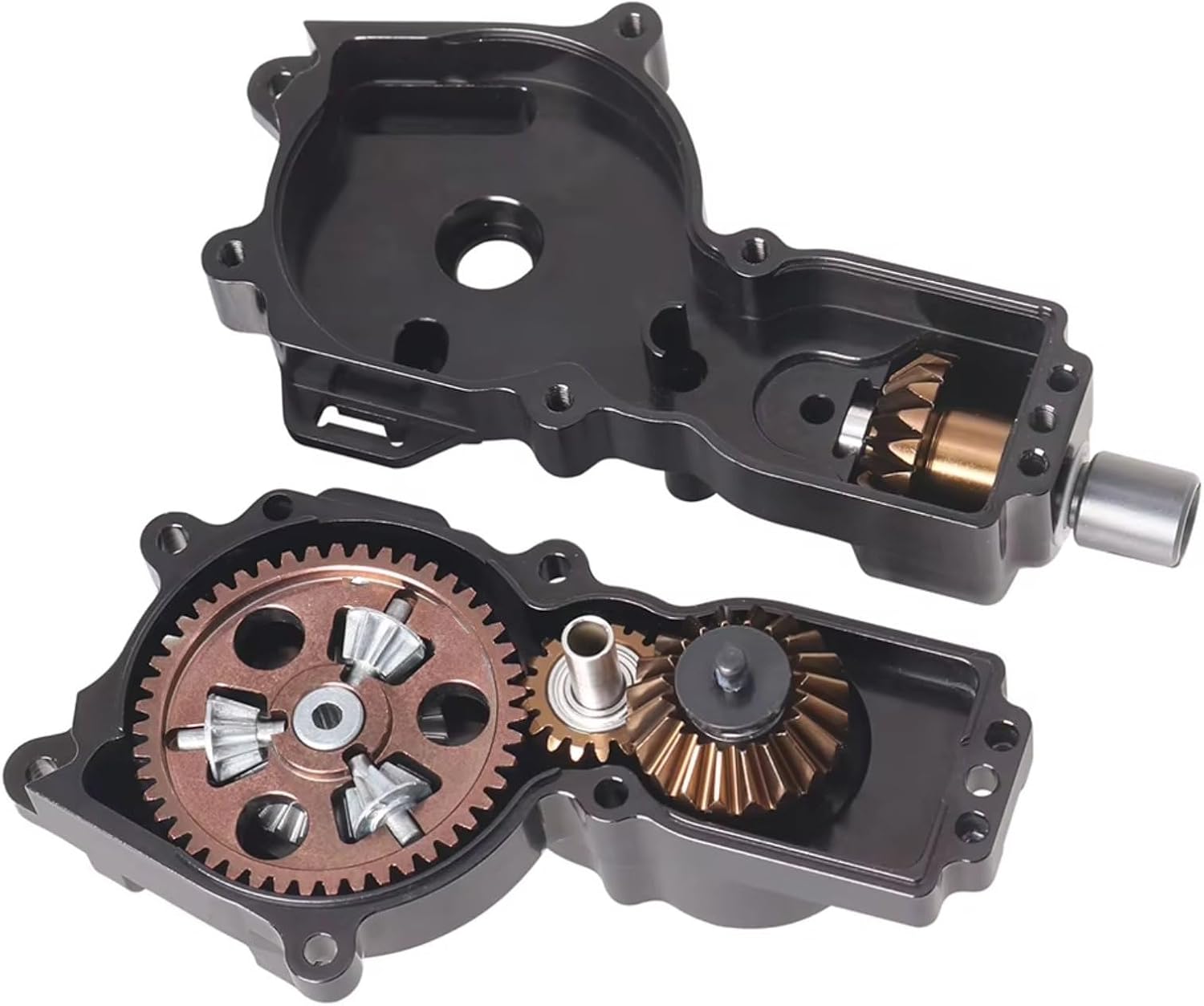 Compatible with Tamiya for Hotshot II Bigwig 1/10 RC Cars Upgrades Parts Accessories Aluminum Front Transmission Housing RC Car Accessories