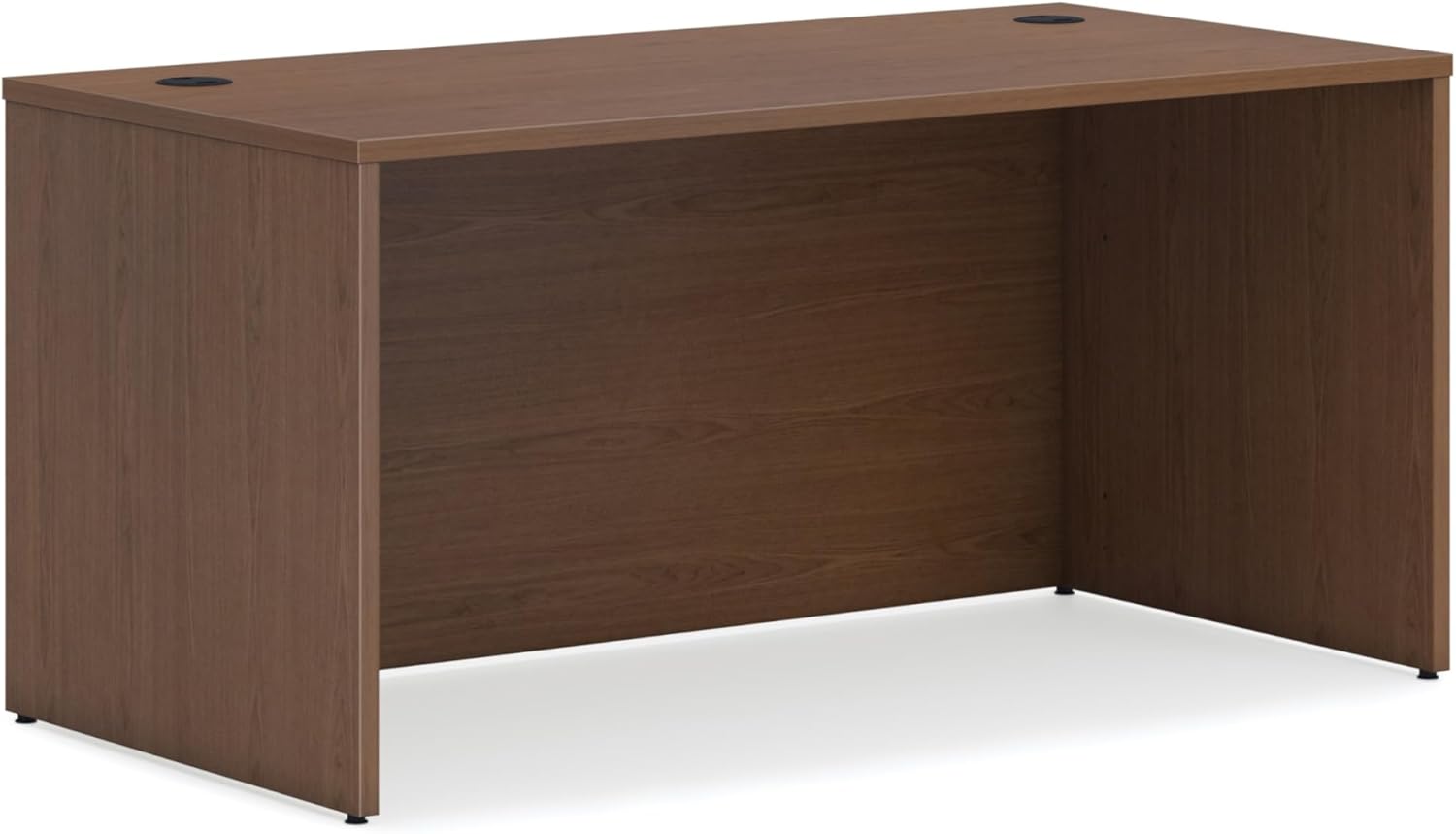 HON MOD Executive Desk 60-Inch Large Computer Desk Shell, Thick Wooden Laminate, Modern Table with Cord Management, 60