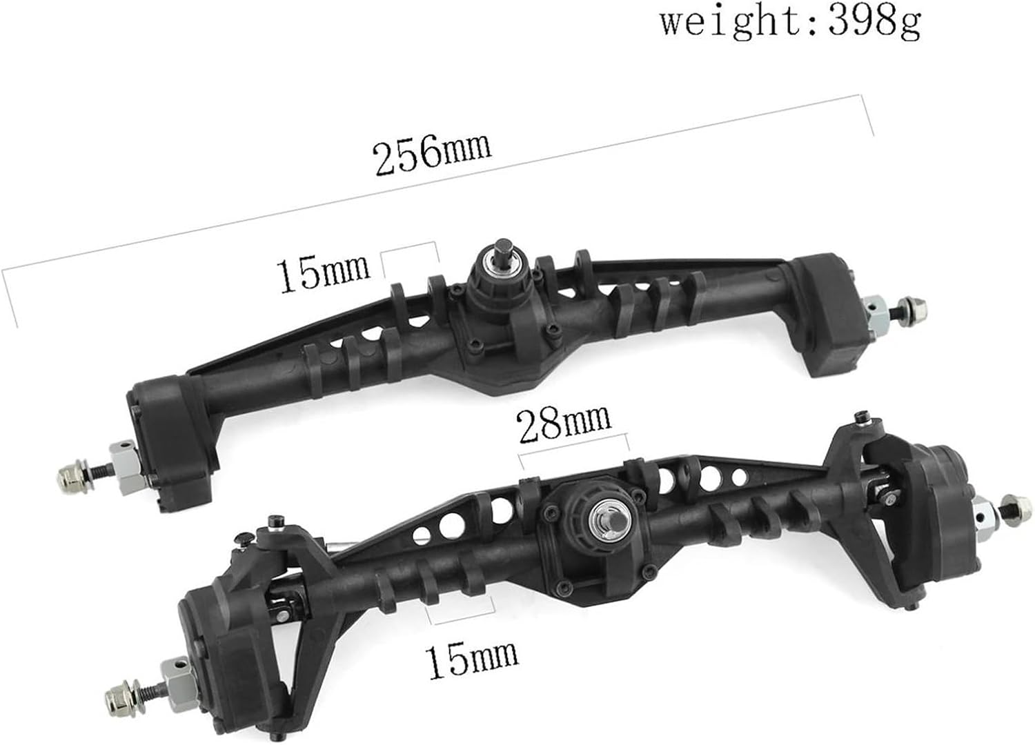 RC Car Upgrade Parts for Axial for Capra for UTB10 1.9 for UTB 1/10 RC Crawler Car Upgrade Parts rc Cars Front Rear Axle Modification Accessories(1Set)
