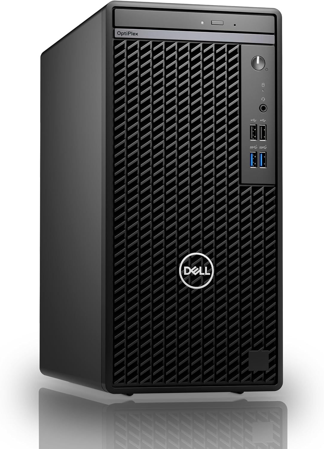 Dell OptiPlex 3000 Tower Desktop, Intel i3-12100, 16GB DDR4 RAM, 512GB SSD, ‎Intel UHD Graphics 730, Wi-Fi, HDMI, RJ-45, DVD-RW, Wired Keyboard & Mouse, Windows 11 Pro, Black (Renewed)