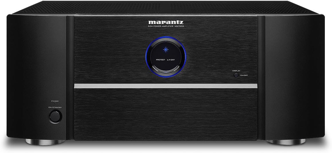 Marantz MM7055 Power Amplifier 5-Channel Amp for Ultimate Home Theater & Audio Systems | High-Power Capability