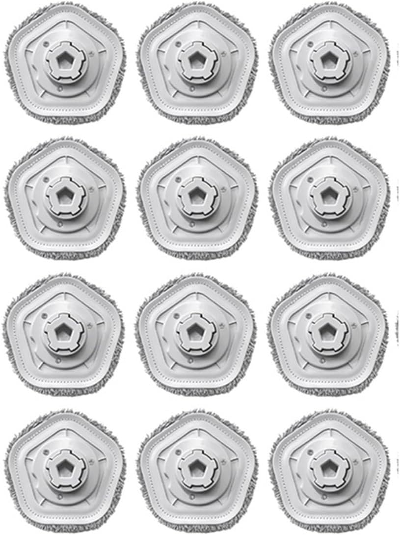 rqhdd Vacuum Attachment Compatible with Xiaomi Dreame Bot W10 / W10 Pro Self-Cleaning Robot Vacuum Mop Cloth Cleaner Replacement Spare Part(Set L)