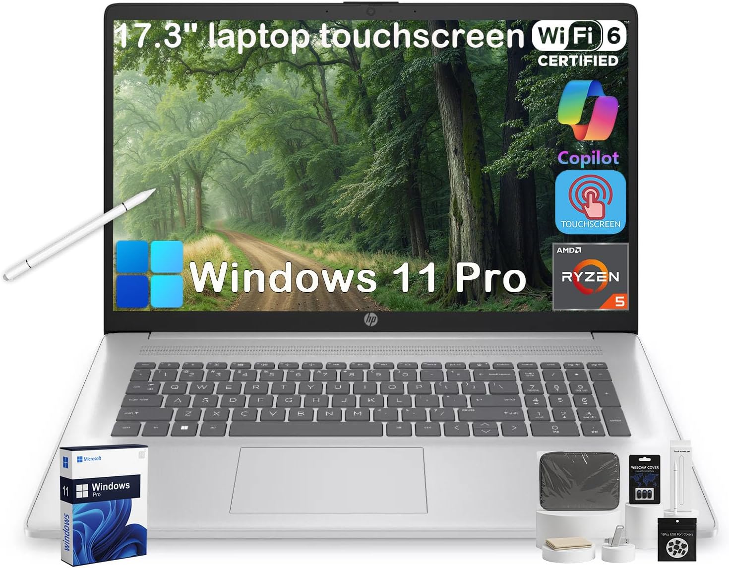 HP 17 Laptop, 17.3