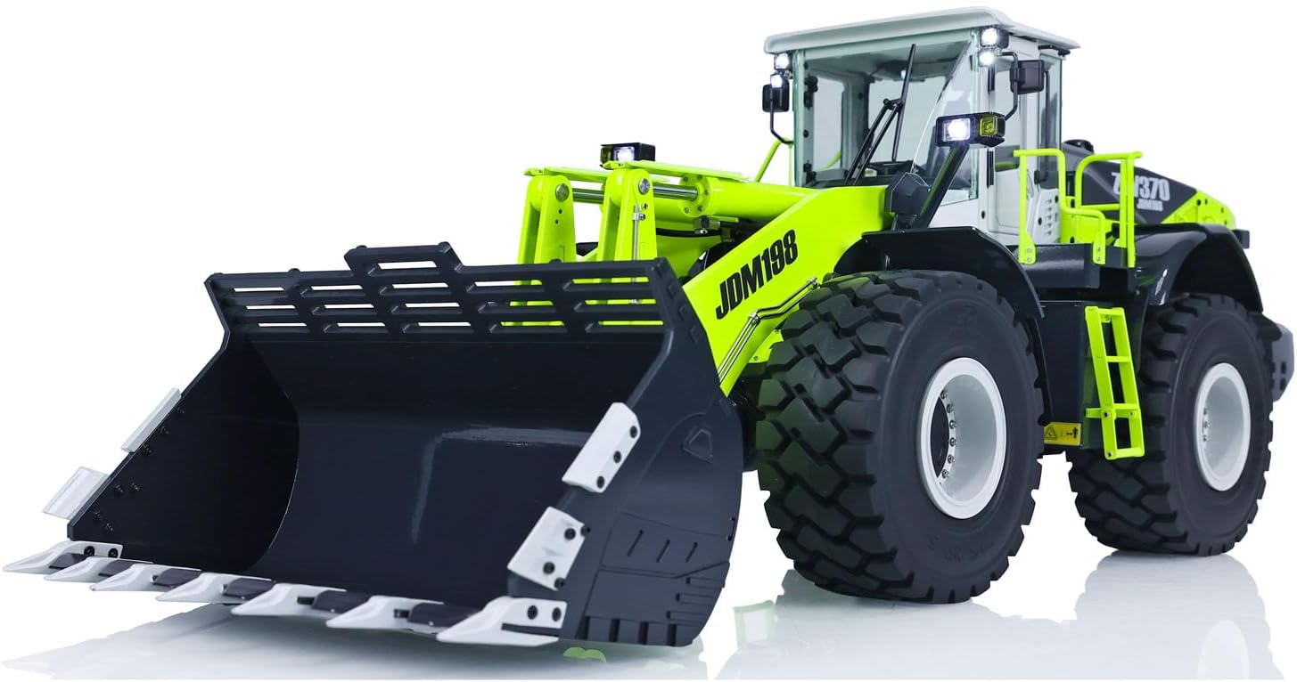 1/14 ZW370 Hydraulic RC Loader JDM 198 201 Sound System RTR Construction 2-Speed Transmission Charger Battery Motor Servo ESC Hobby Grade Model