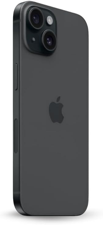Apple iPhone 15, 128GB, Black - Unlocked (Renewed Premium)