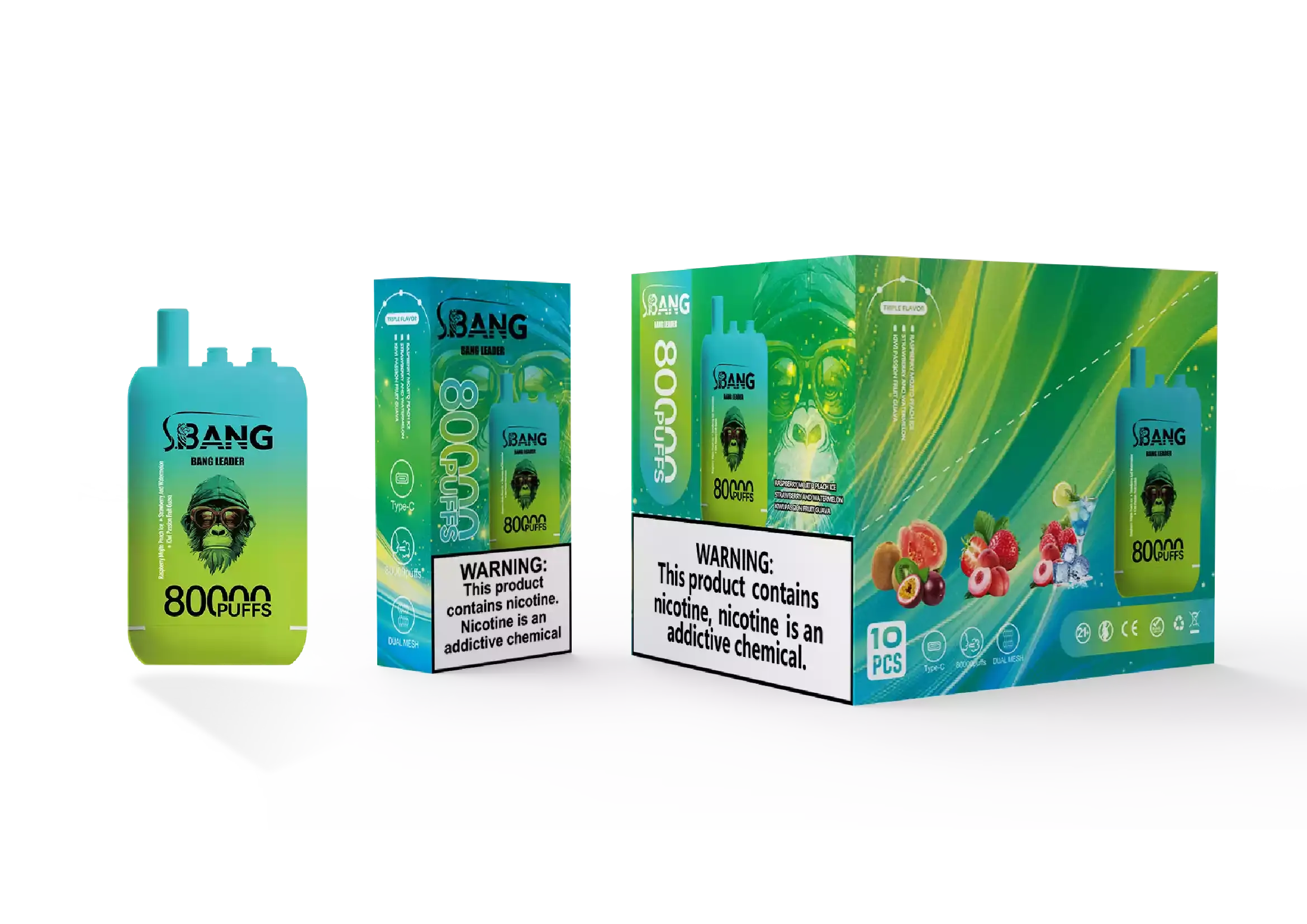 BANG LEADER 80K 3 in 1 (10pcs) - MYEU VAPES