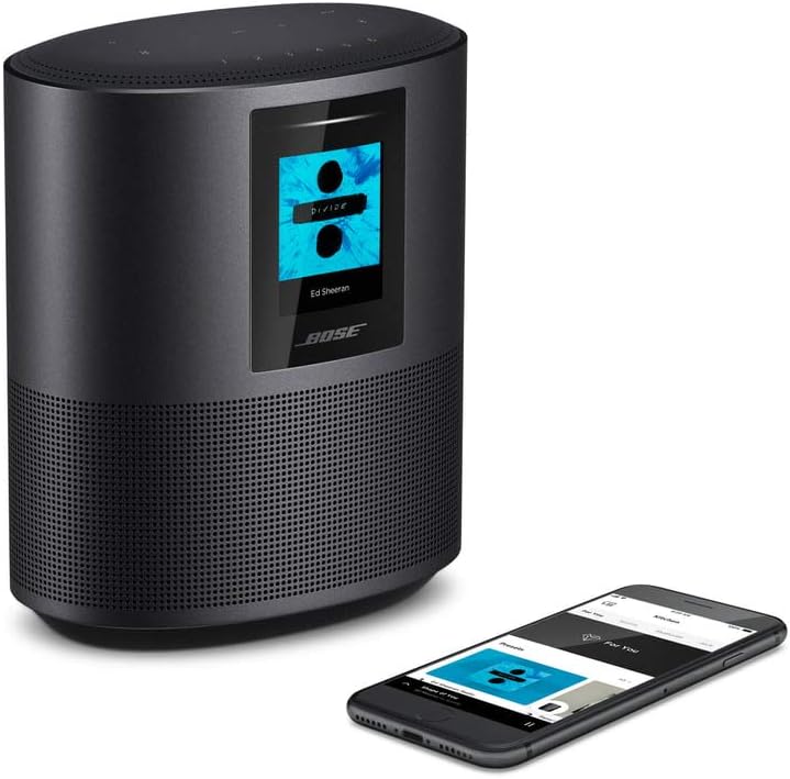 Bose Home Speaker 500: Smart Bluetooth Speaker with Alexa Voice Control Built-In, Black (Renewed)