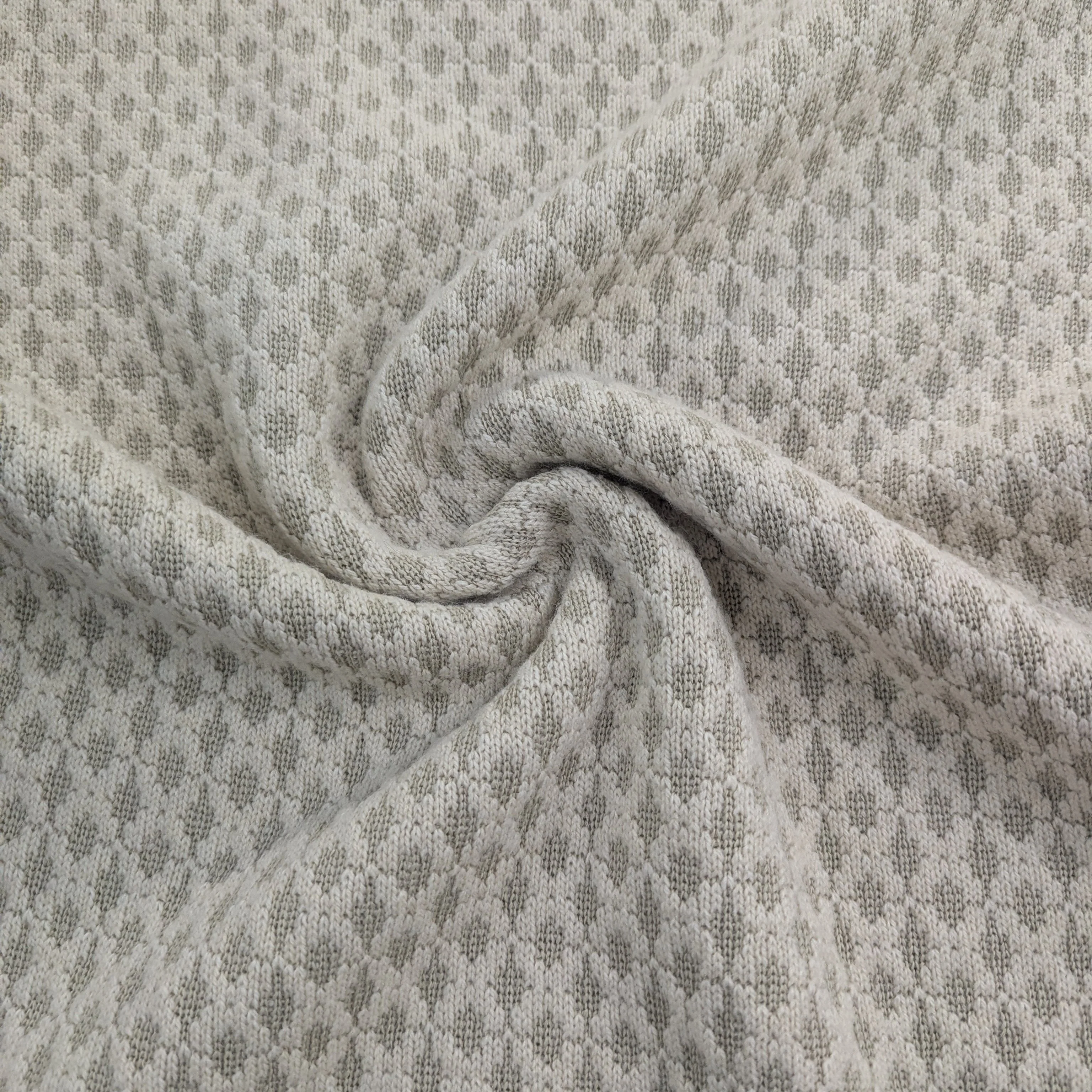 Cream 'Boing' Knit Fabric